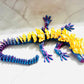 3D Printed Articulated Crystal Lizard