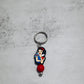 Snowwhite  Beaded Keychain