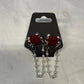 Rose Stud Dangle Earring
