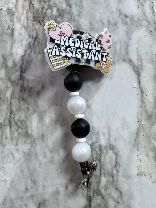 Medical Assistant Badge Reel Clip