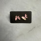Light Pink Butterfly Stud Earrings
