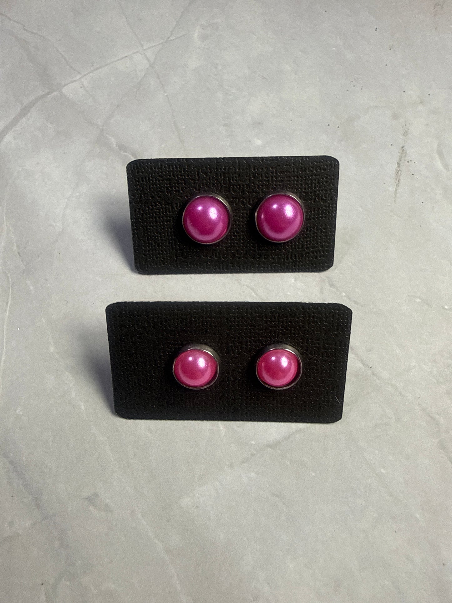 Pink Stud Earrings