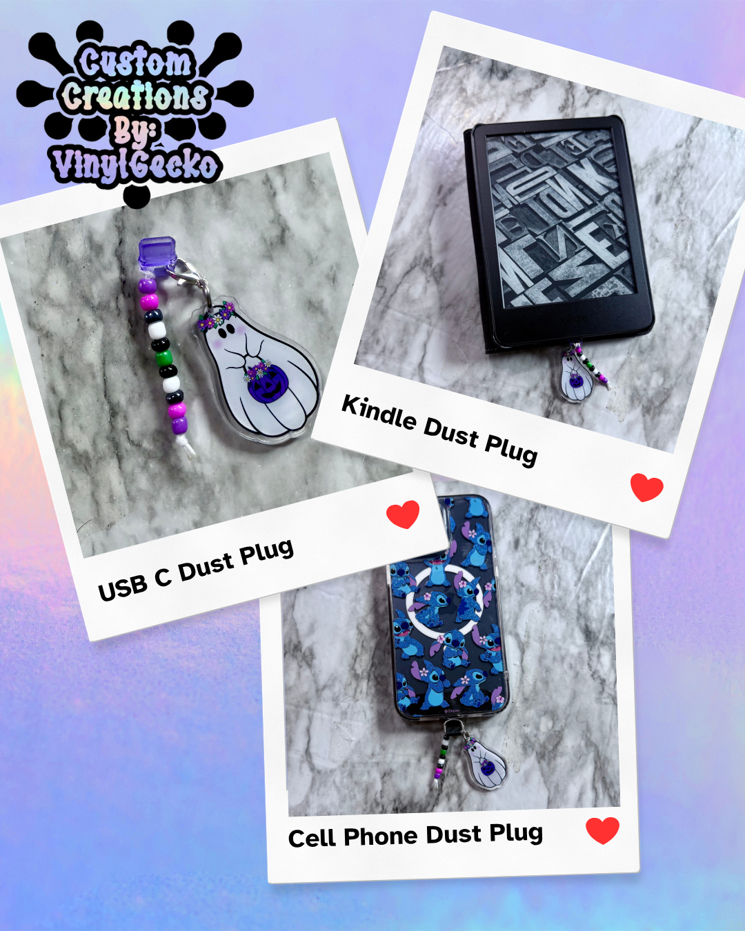 Custom Dust Plug Charm
