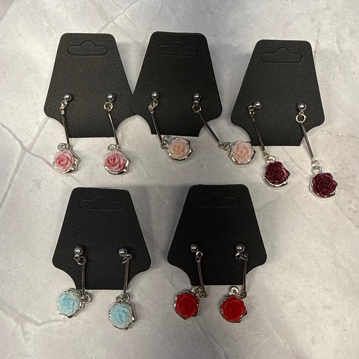 Roses Stud Dangle Earring