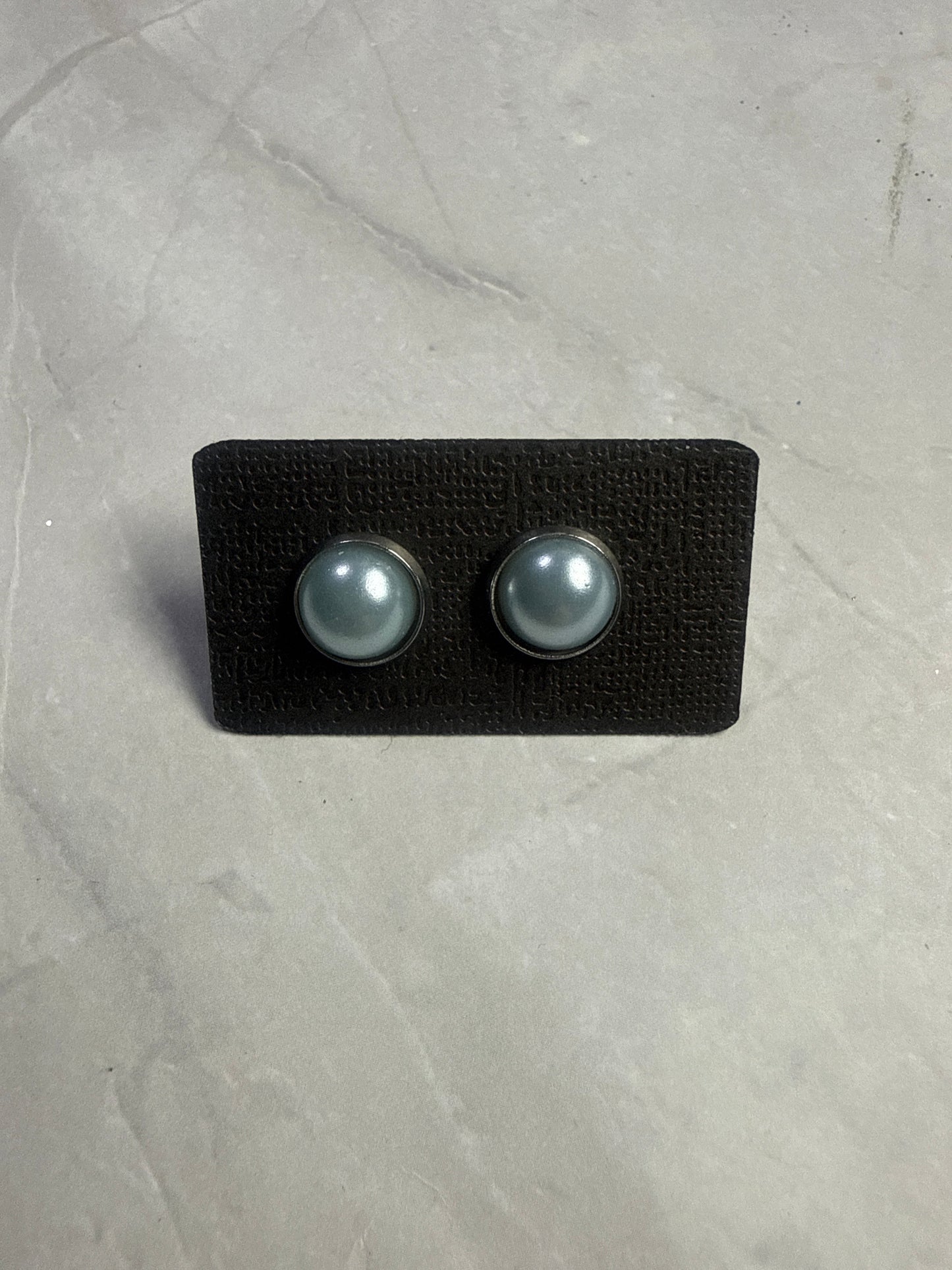 Light Blue Stud Earrings