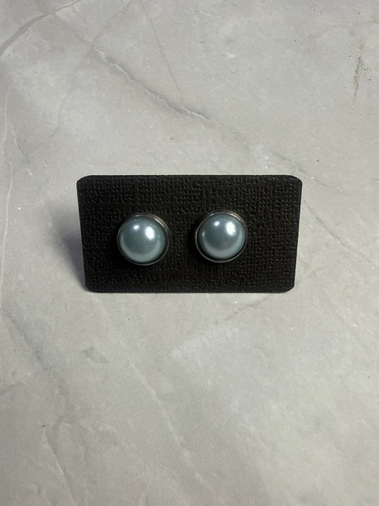 Light Blue Stud Earrings