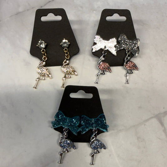 Flamingo Dangle Earring