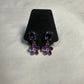 Purple Flower Dangle