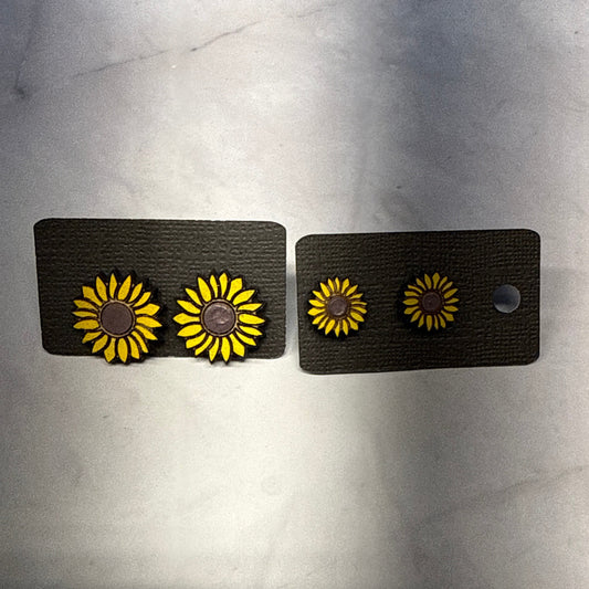 Sunflower Stud Earring