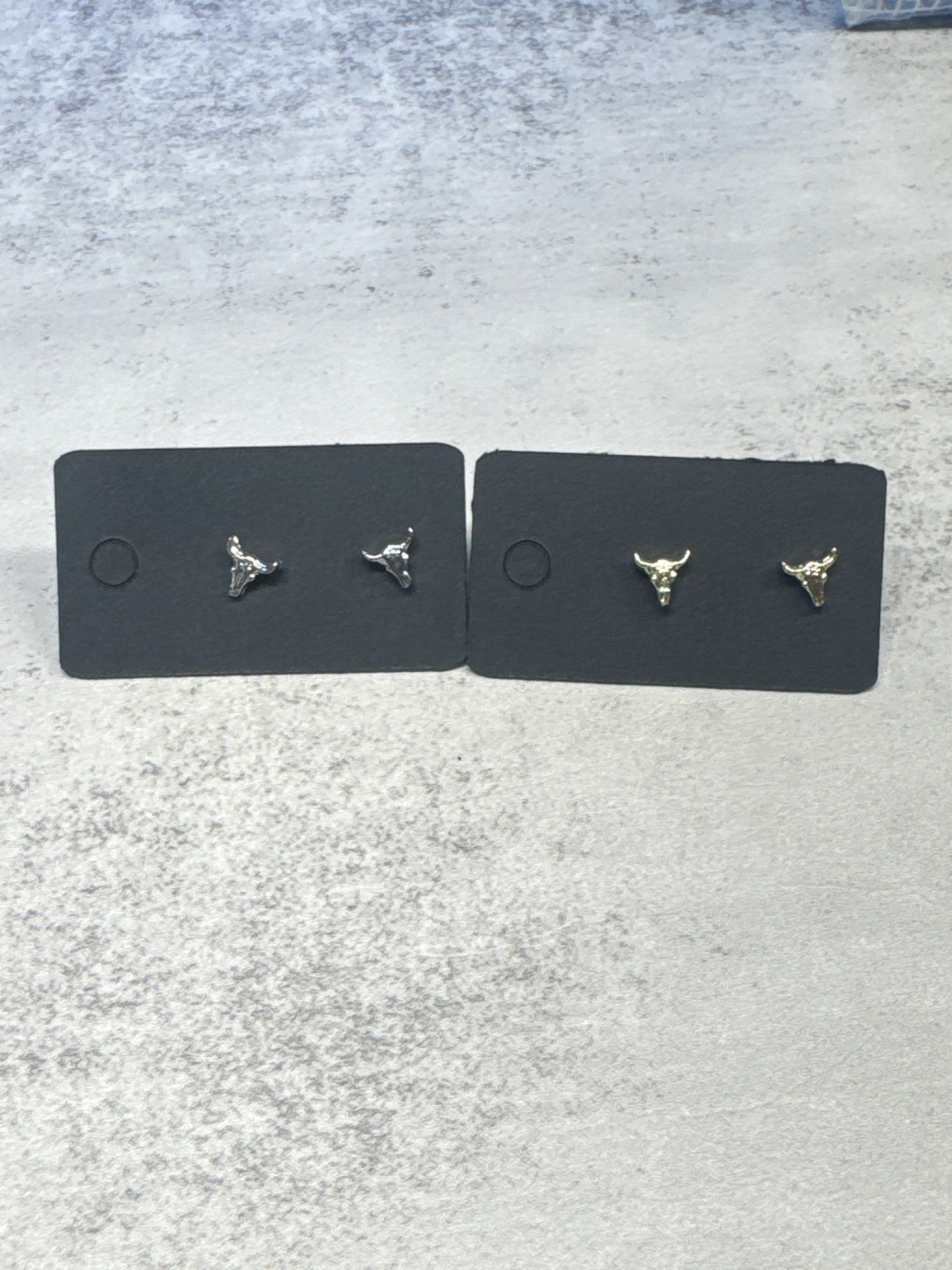 Longhorn Stud Earring
