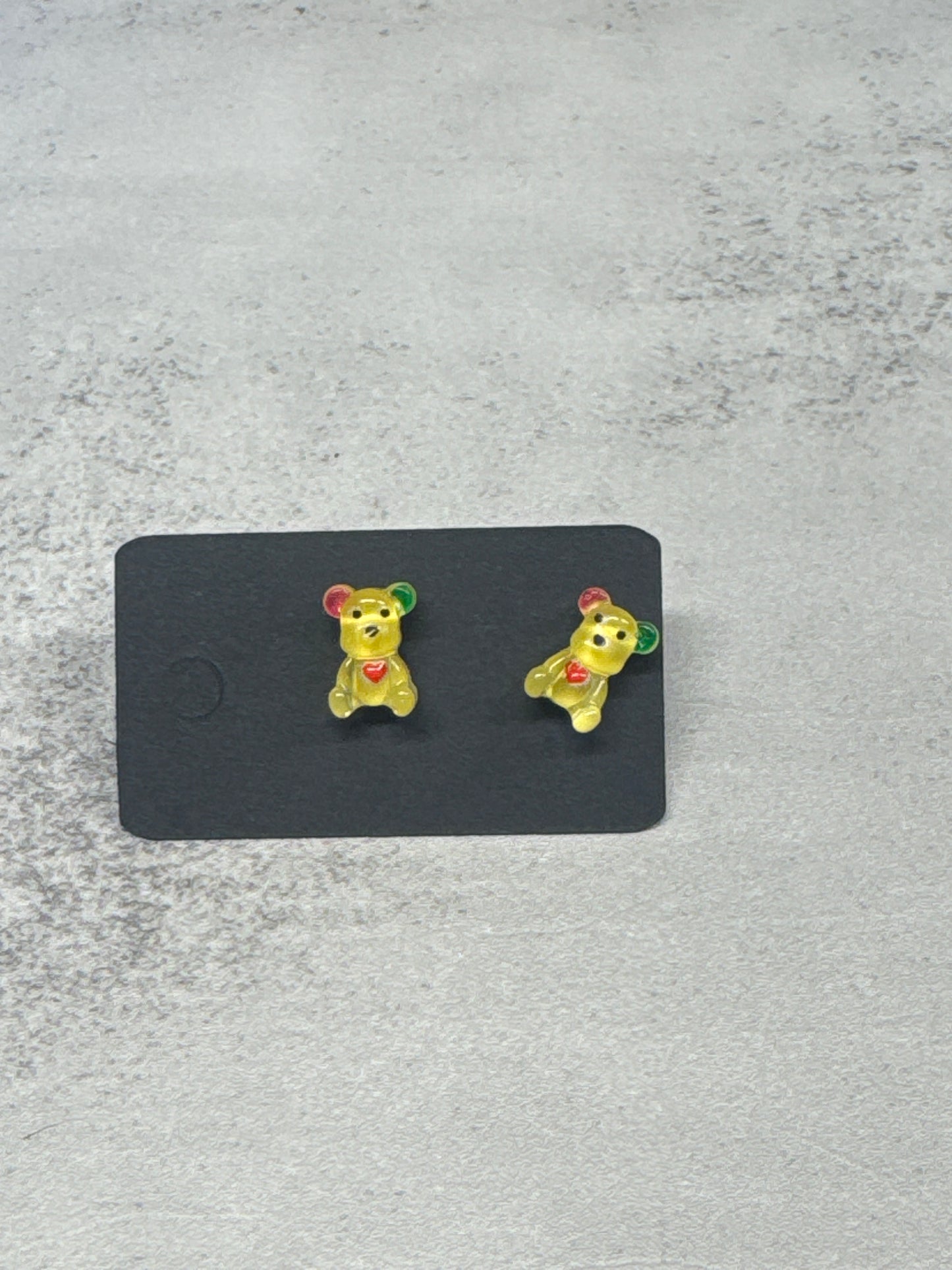 Teddy Bear Stud Earring