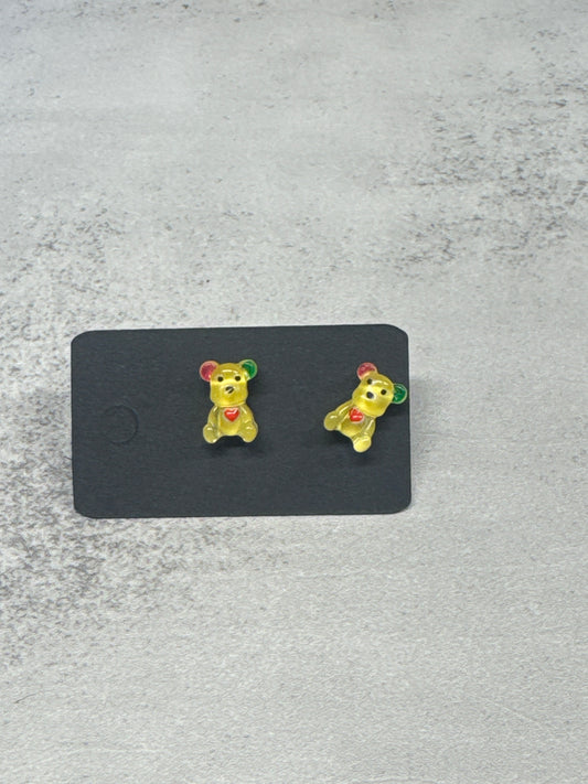 Teddy Bear Stud Earring