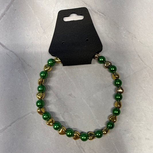 Gold Hearts Handmade Bracelet