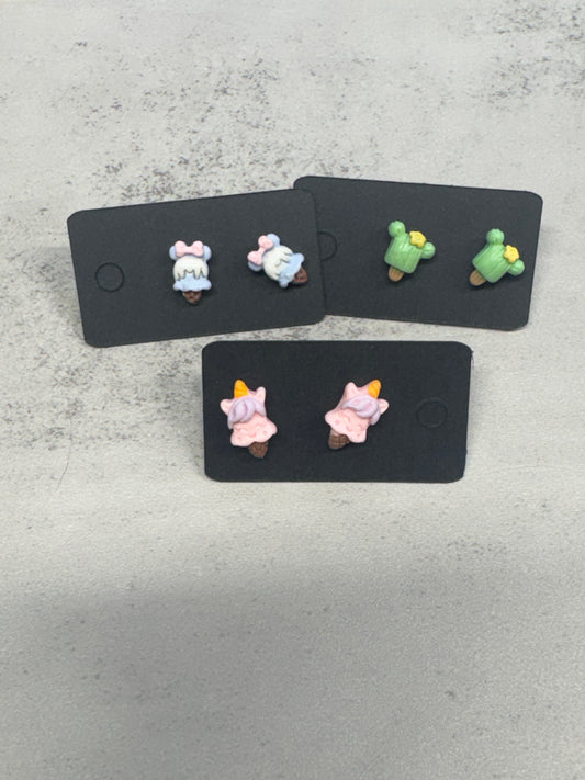 Mini Ice cream Stud Earring