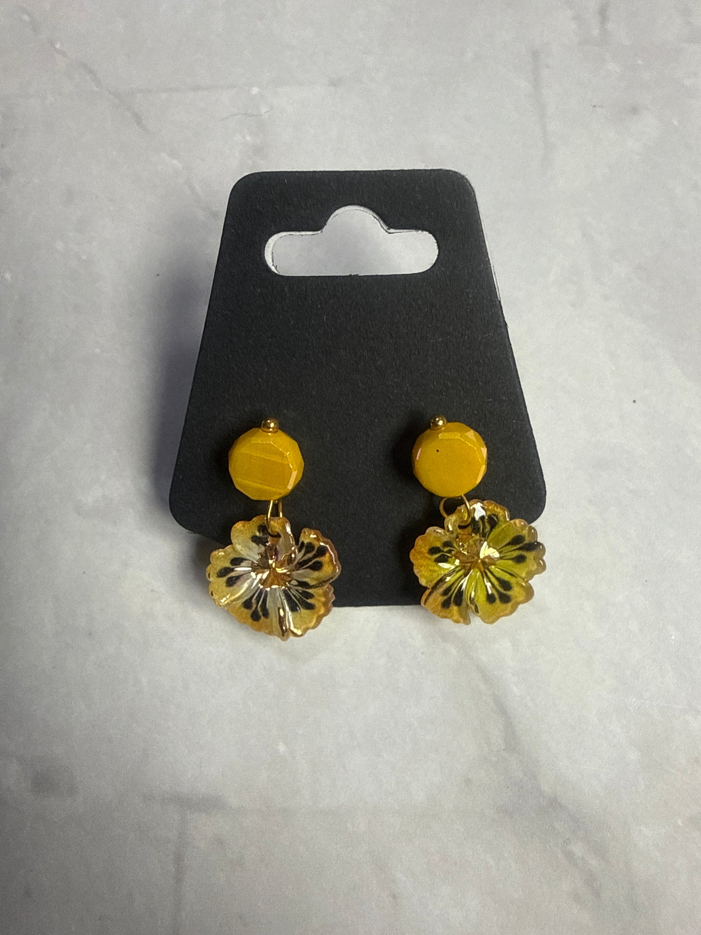 Yellow Flower Dangle