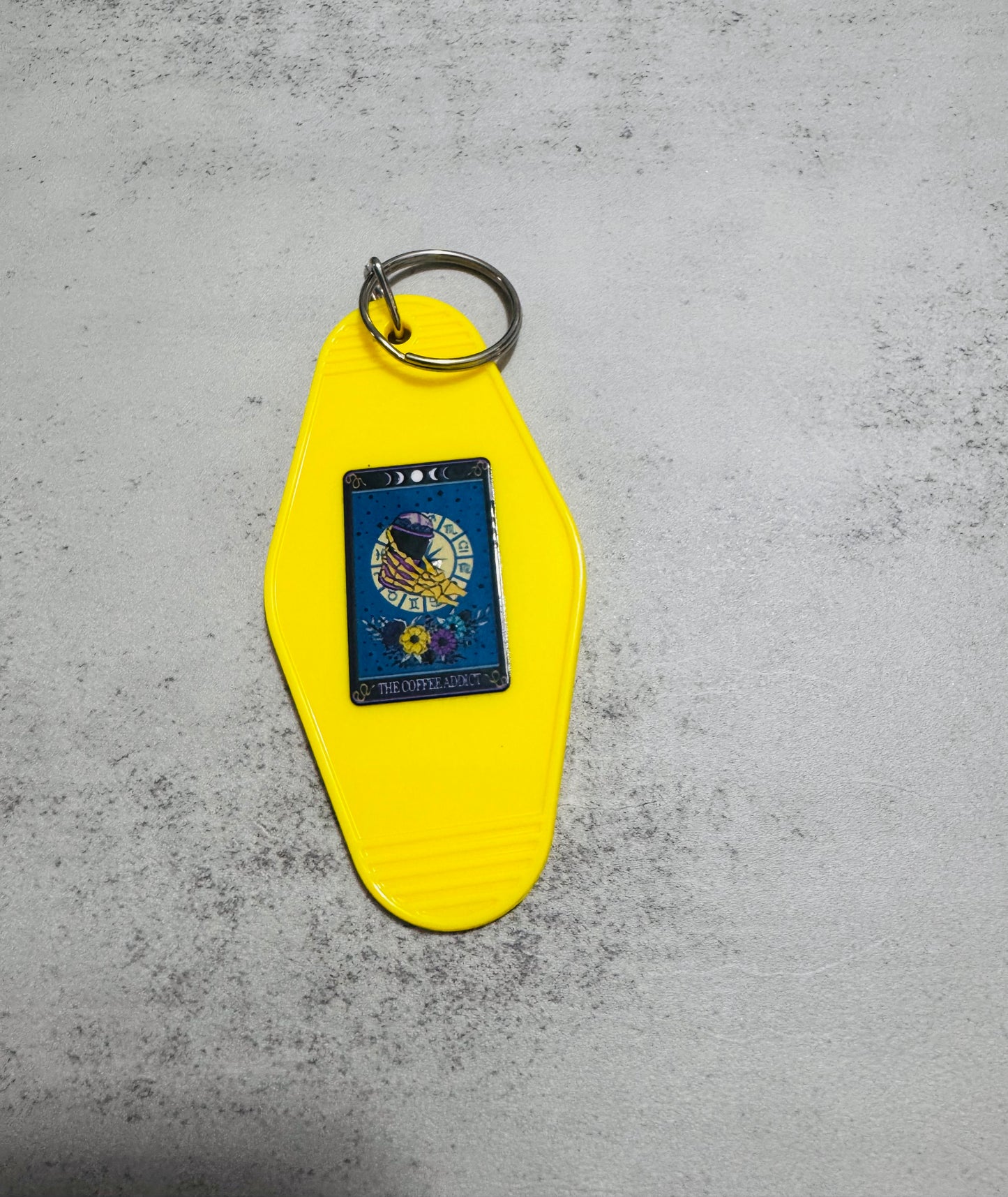 The coffee addict Motel Keychain