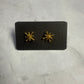Gold North Star Stud Earrings