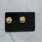 Yellow Bow HK CLIP ON Stud Earring