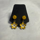 Yellow and White Flower Dangle