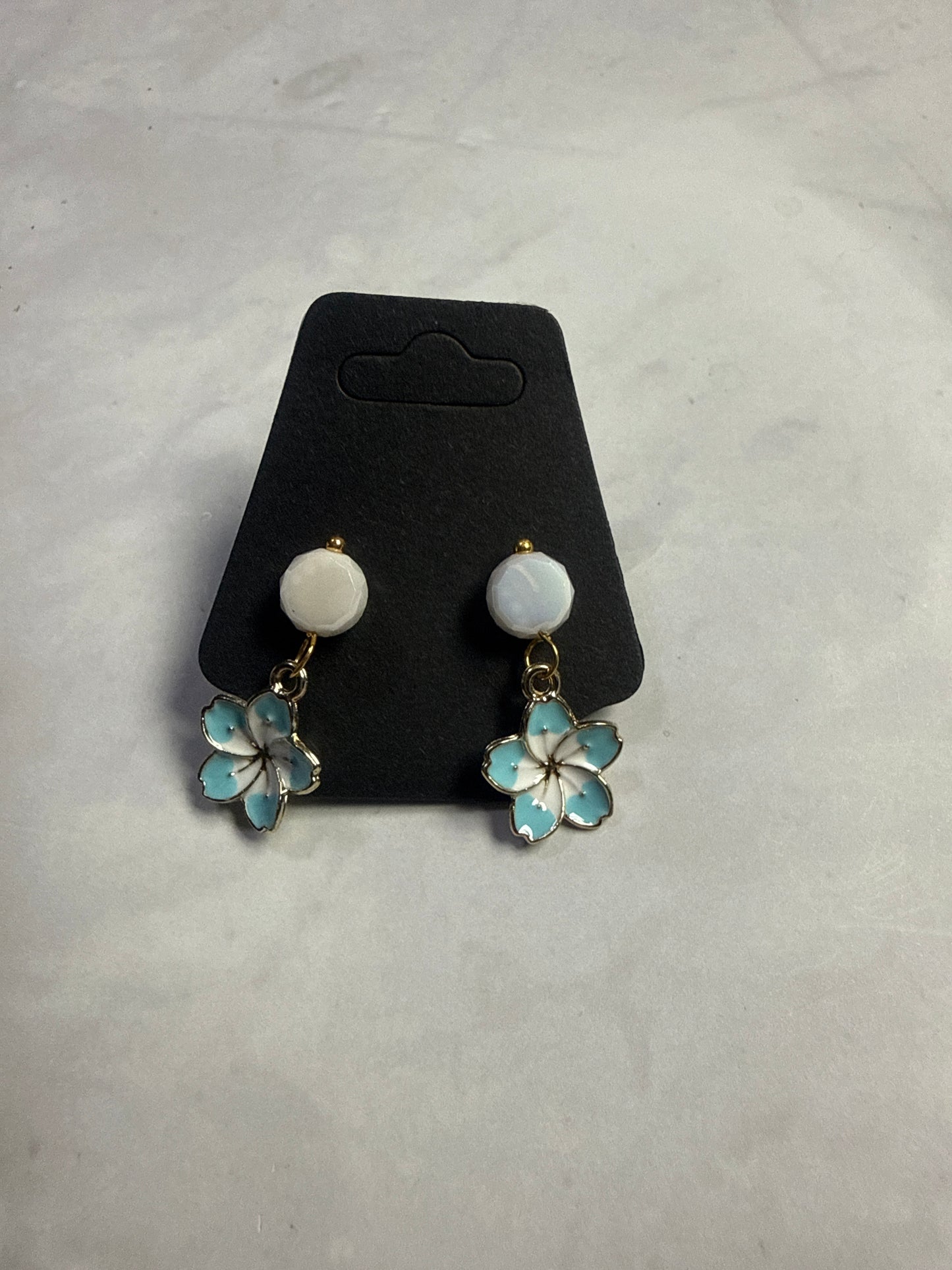 Light Blue Flower Dangle