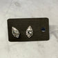 Oval CZ Stud Earring
