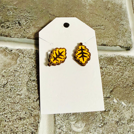 Leaf Stud Earring V3