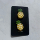 Pineapple CLIP ON Stud Earring