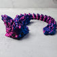 3D Printed Articulated Blue/Purple Koshari Dragon (RTS)
