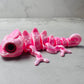 3D Printed Articulated Pink Gecko (RTS)