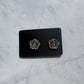 Matte Rose CLIP ON Stud Earring