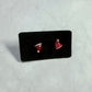 Tiny Resin Santa Hat Stud Earring