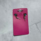Blue Rhinestone Cross Dangle