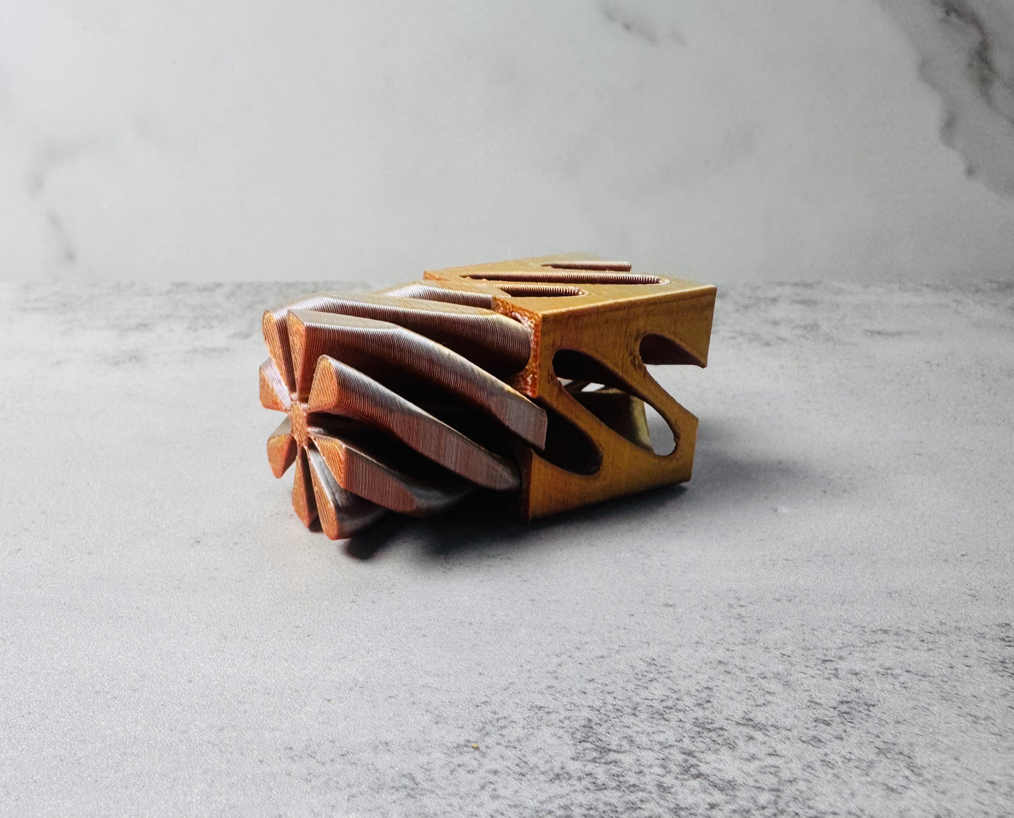 3D Printed 2 Piece Square Fidget Tower v2 (RTS)