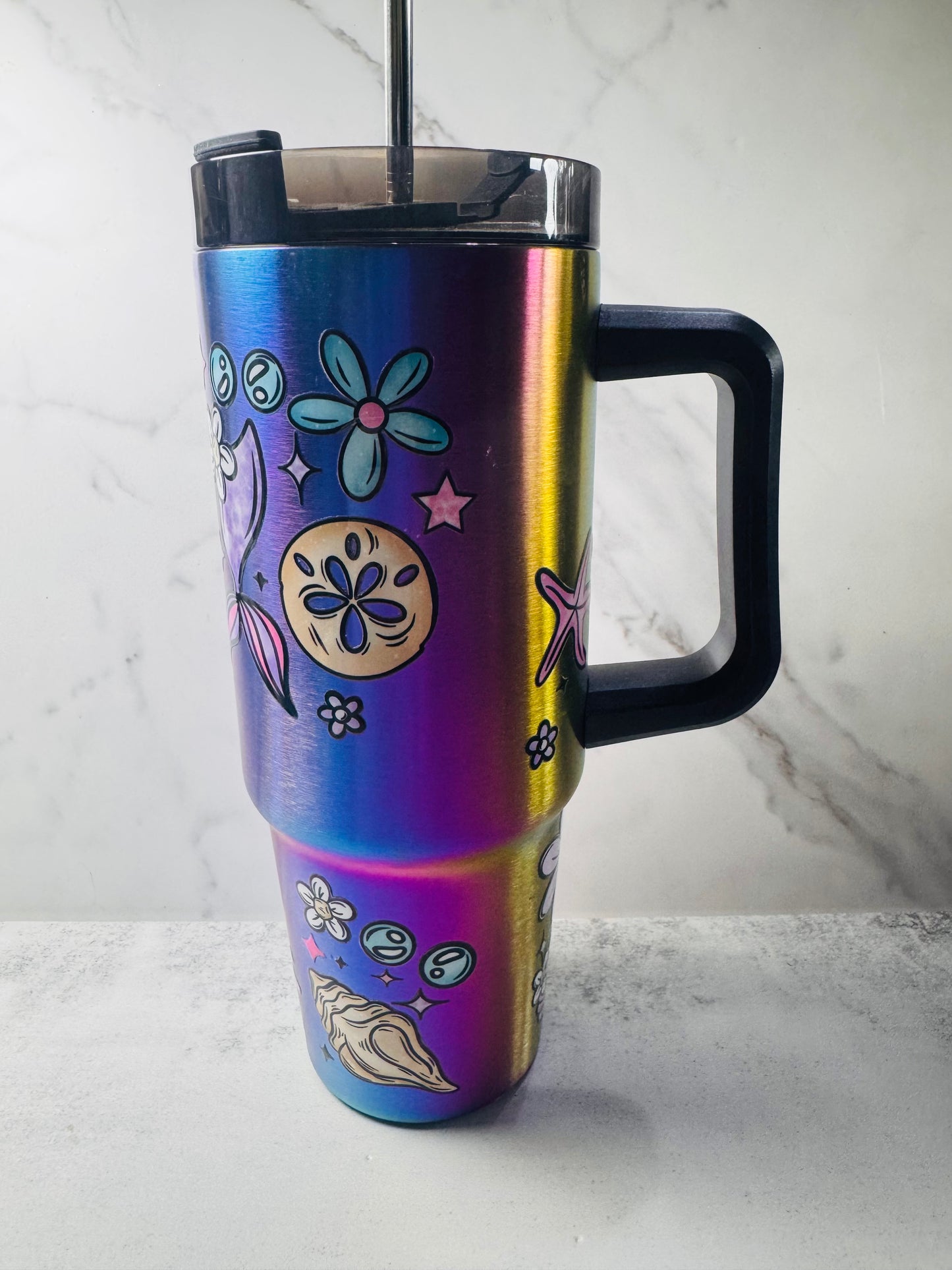 Under the Water 30oz Electroplated Stainless Steel Tumbler