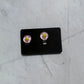 Light Pink Flower CLIP ON Stud Earring