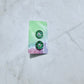Green AB Rhinestone Flower Stud Earring