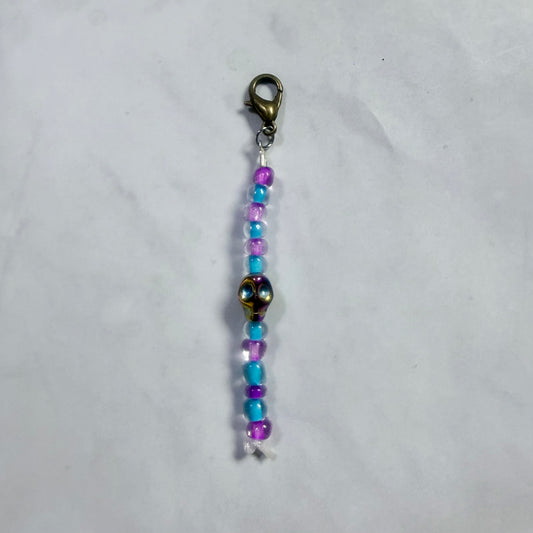 Purple and Blue Dust Plug Charm