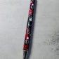 Gothic Princess Red Glitter ballpoint pen