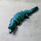 3D Printed Articulated Blue/Green Alligator (RTS)