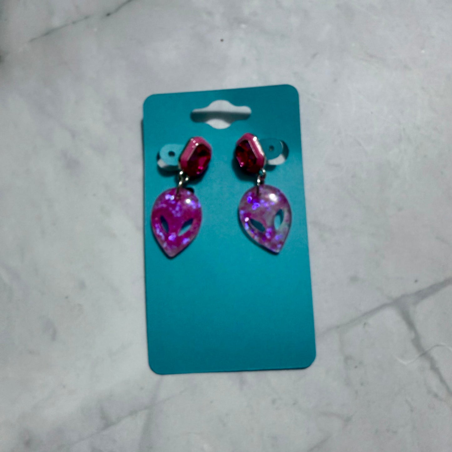 Hot Pink Alien Dangle