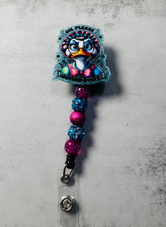 Mother Ducker Badge Reel with Clip