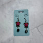 Black/Orange/Pink Turtle Dangle
