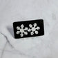 White Snowflake Stud Earring