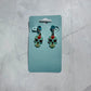 Light Blue Sugar Skull Dangle