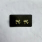 Gold Bow Stud Earring V3