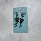 Shades of Grey Turtle Dangle