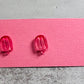 Popsicle Pink Stud Earring