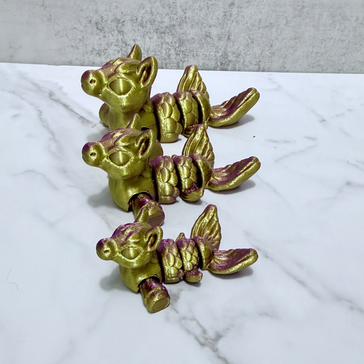 3D Printed Articulated Mermacorn (RTS)