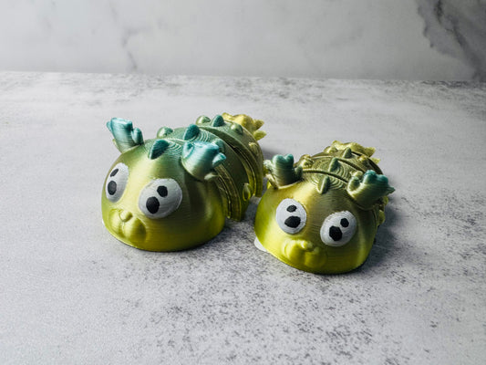 3D Printed Articulated Green Bug (RTS)