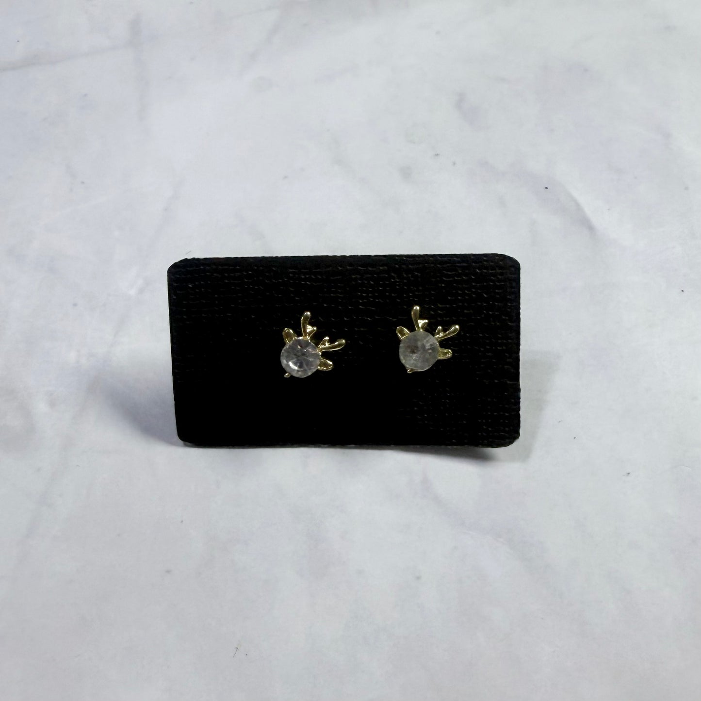 Reindeer Crystal Stud Earring